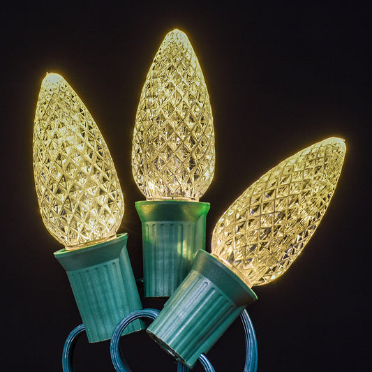 Bombilla LED C9 facetada