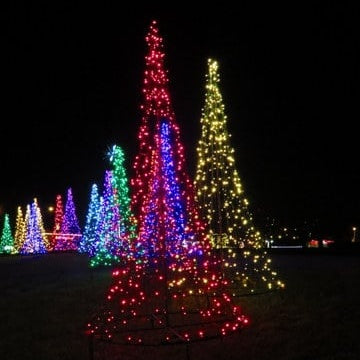 Mini árbol de luces de 10'