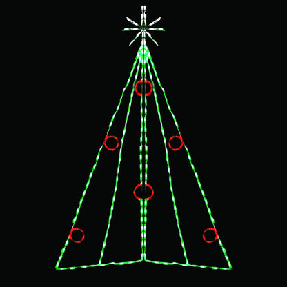Árbol de Navidad LED con bayas