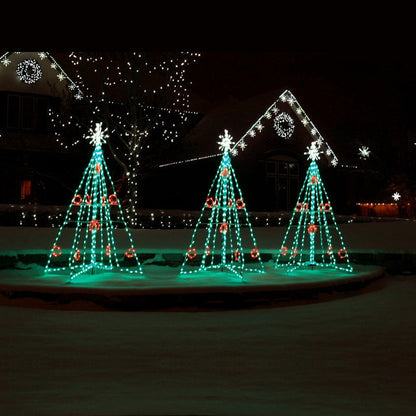 Árbol de Navidad LED con bayas
