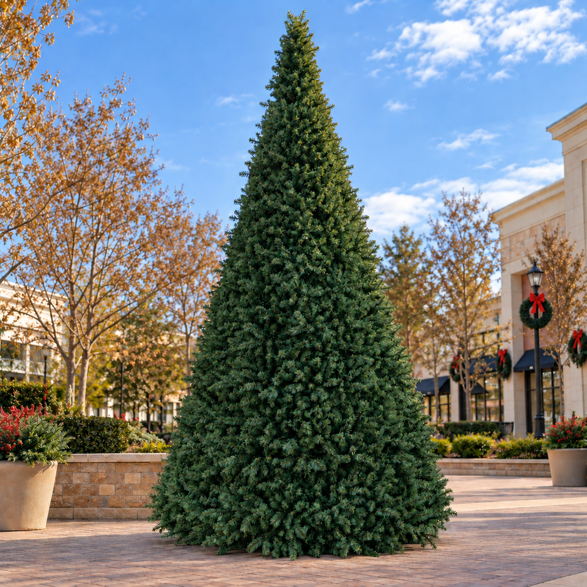 Árbol de panel delgado comercial de 20'
