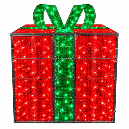 Gift Box PVC Mesh 3D Display – 48x48