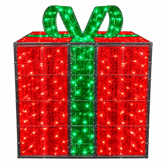 Gift Box PVC Mesh 3D Display – 48x48