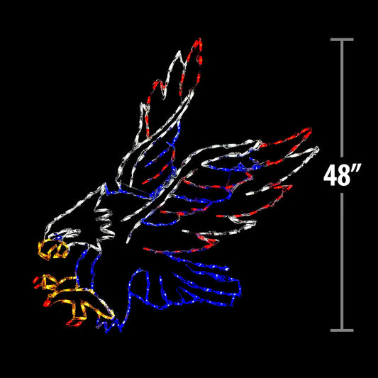 Pantalla LED Águila Calva Aterrizando