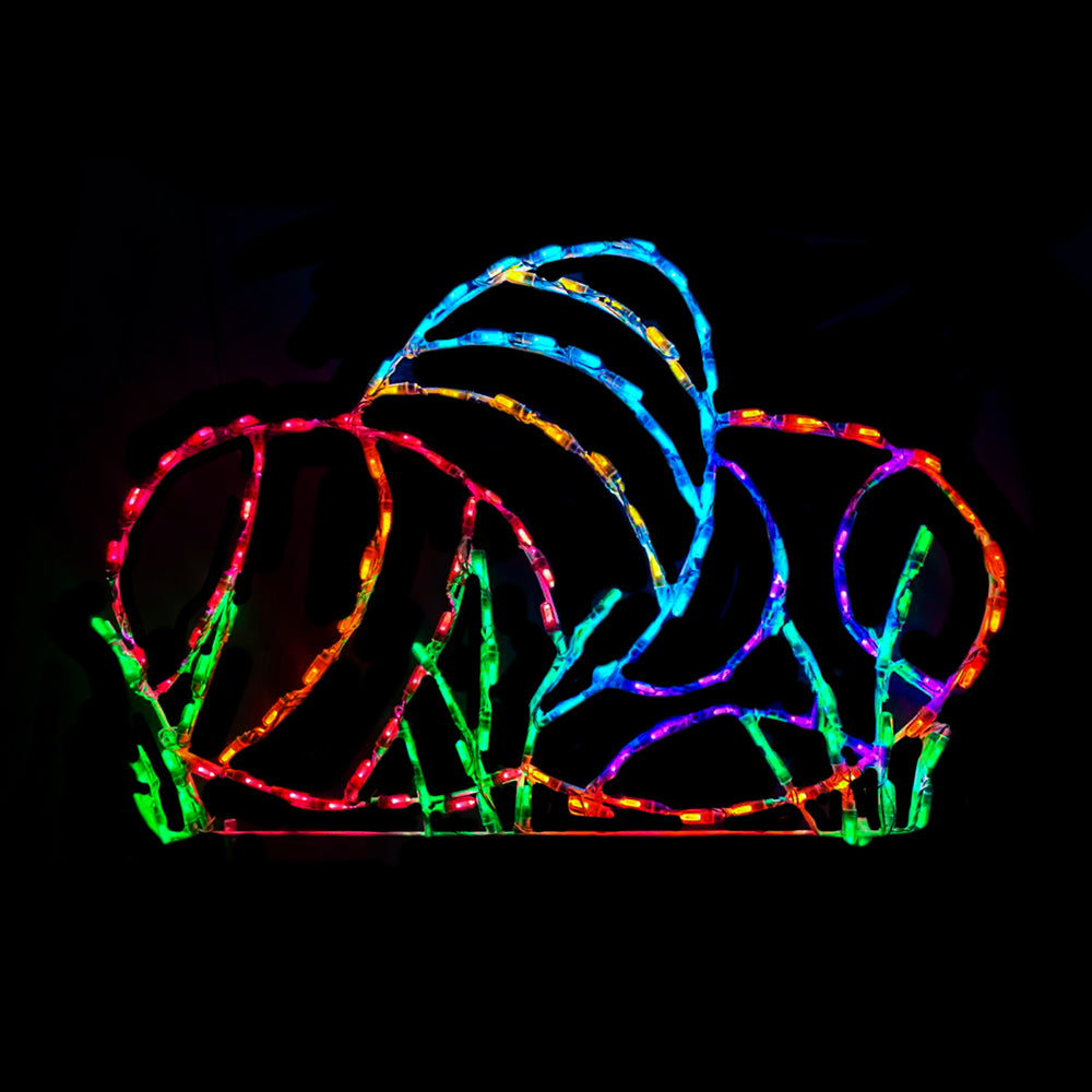 Pantalla LED de huevo de Pascua (56")