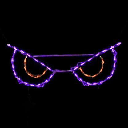 Pantalla LED Ojos Espeluznantes - Naranja (78 cm)