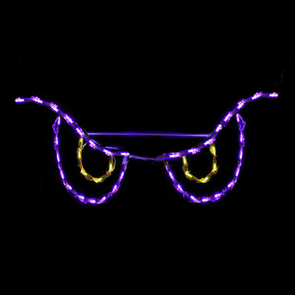 Ojos Espeluznantes con Pantalla LED - Amarillo (79 cm)
