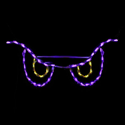 Ojos Espeluznantes con Pantalla LED - Amarillo (79 cm)
