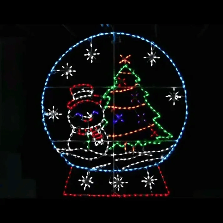 Navidad Globo de Nieve (Centelleo) Pantalla LED