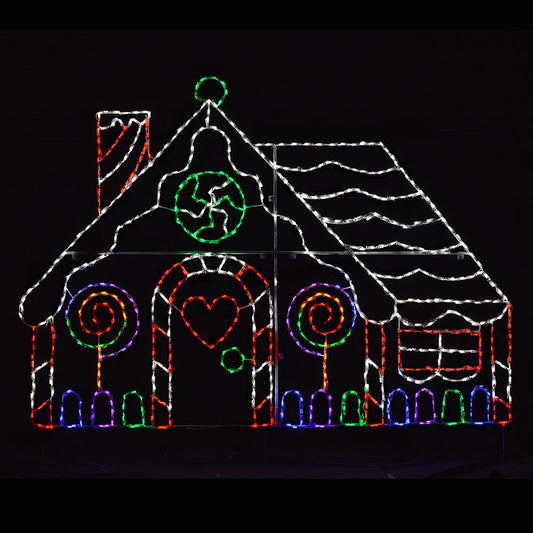 Casa de jengibre LED