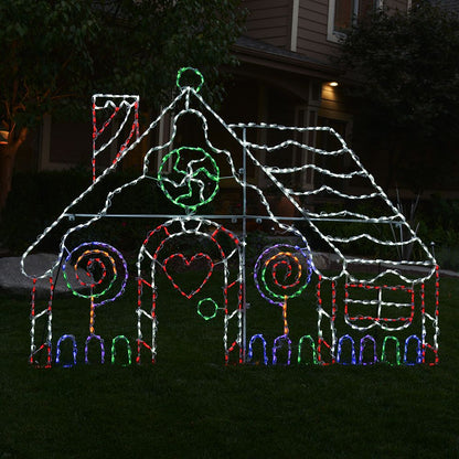 Casa de jengibre LED