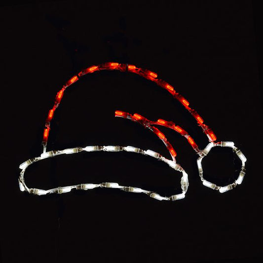 Gorro de Papá Noel con pantalla LED