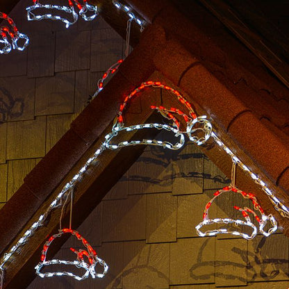 Gorro de Papá Noel con pantalla LED