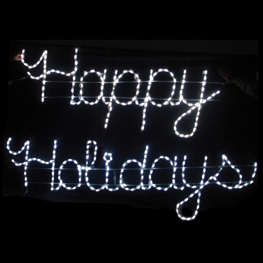 Letrero LED "Felices Fiestas" (43")