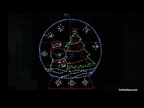 Navidad Globo de Nieve (Centelleo) Pantalla LED