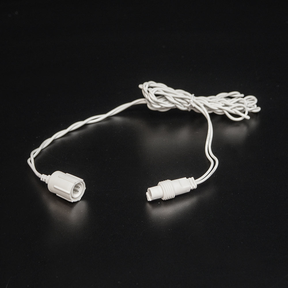 Cable puente blanco de 2 pines y 6 pies