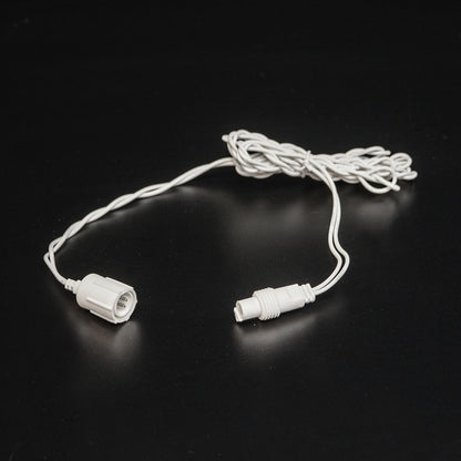 Cable puente blanco de 2 pines y 6 pies