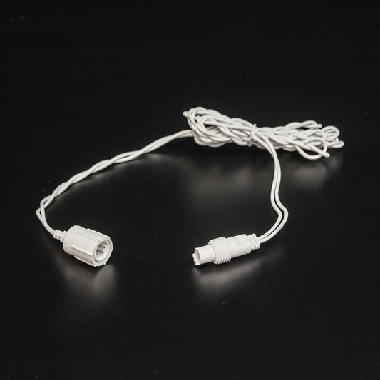 Cable puente blanco de 2 pines y 6 pies