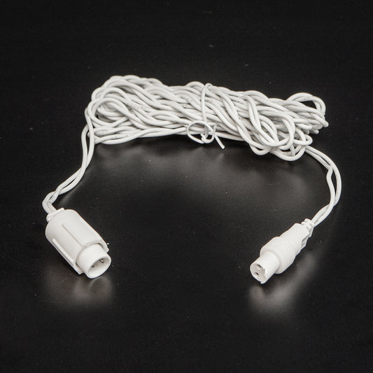 Cable de puente blanco de 2 pines y 12'