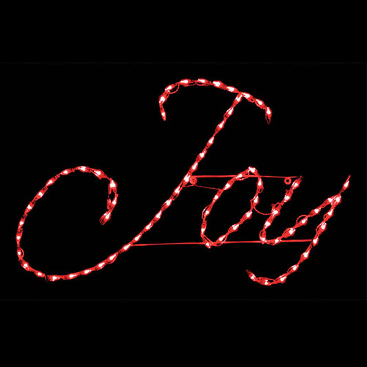 Letrero LED Joy - Rojo (44")