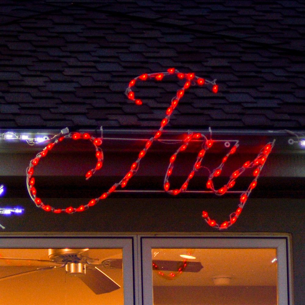 Letrero LED Joy - Rojo (44")