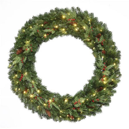 Corona LED de 48" Mountain Pine blanco cálido