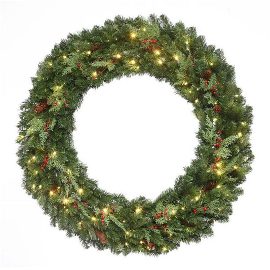 Corona LED de 48" Mountain Pine blanco cálido
