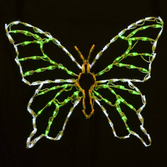Exhibidor LED Mariposa - Verde
