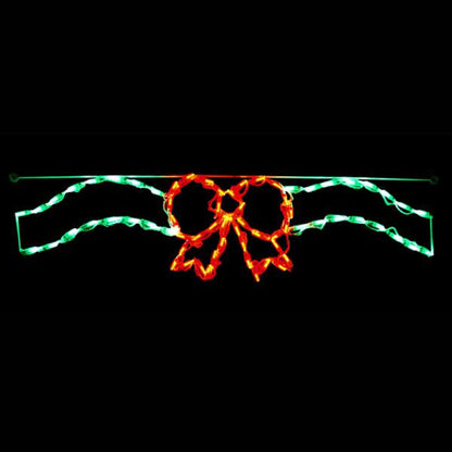 LED enlazable con forma de lazo/cinta rojo/verde