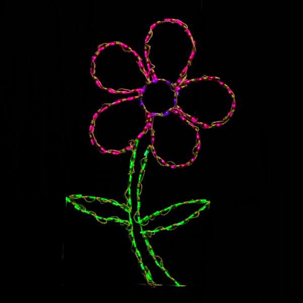 Pantalla LED Flor Margarita - Rosa