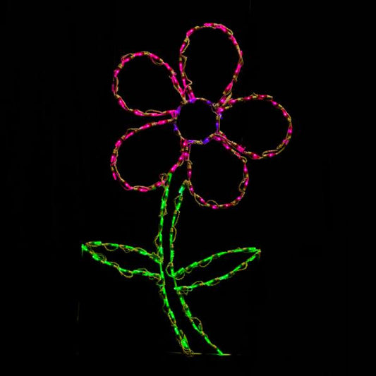 Pantalla LED Flor Margarita - Rosa