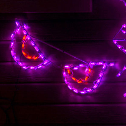 Pantalla LED Ojos Espeluznantes - Naranja (78 cm)