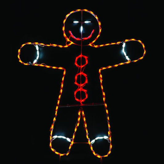 Expositor LED del Muñeco de Jengibre