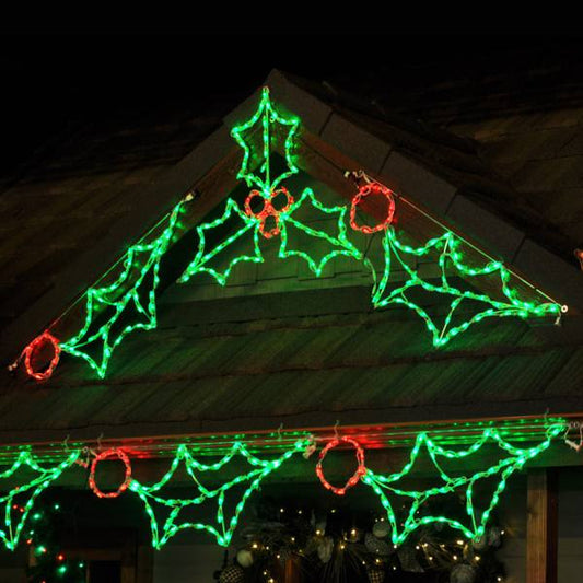 Acebo LED con bayas enlazable