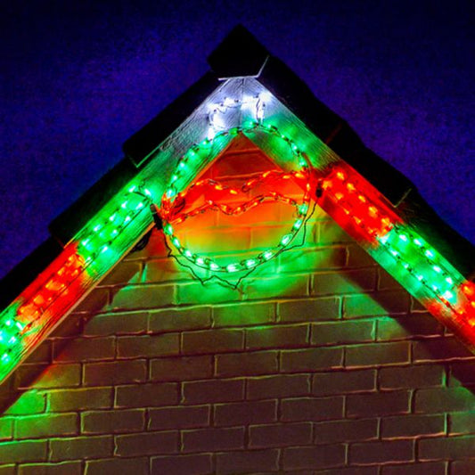 Adorno colgante LED en forma de bola (23")