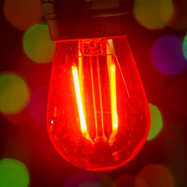 Bombilla LED S14 lisa de PC