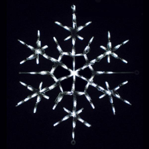 Exhibidor LED Copo de Nieve Starpoint (Blanco, 30")