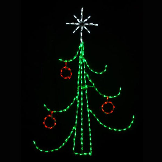 Árbol Swag con Pantalla LED Pequeña (40")