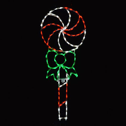 Pantalla LED Lollipop - Rojo Verde y Blanco