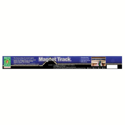 Kit de riel magnético - 7,6 m blanco