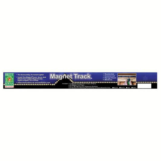 Kit de riel magnético - 7,6 m blanco