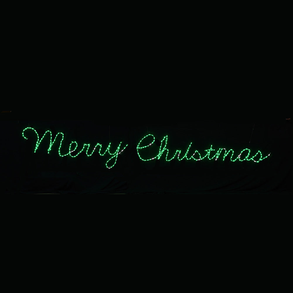 Letrero LED Feliz Navidad con luces RGB y controlador