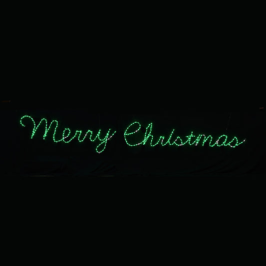 Letrero LED Feliz Navidad con luces RGB y controlador