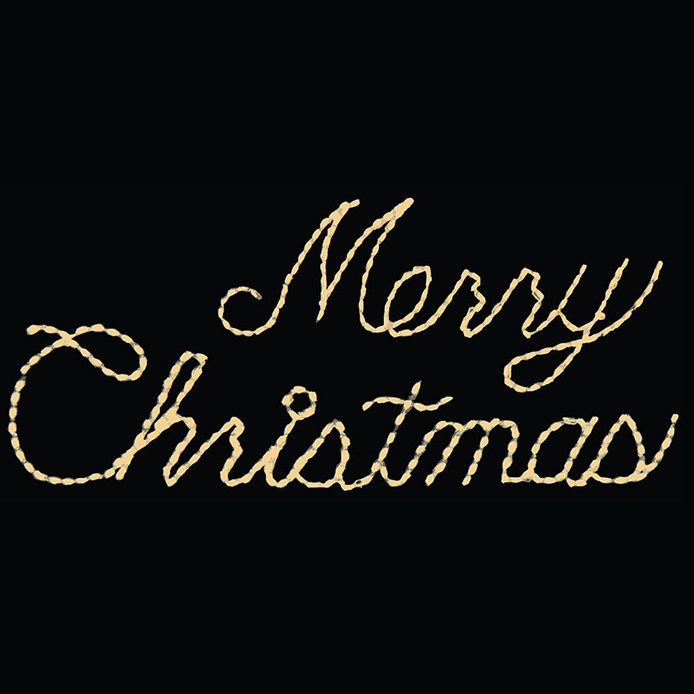 Letrero LED Feliz Navidad - Blanco cálido (140 cm)
