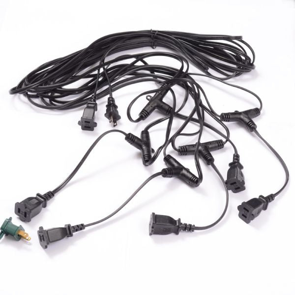 Cables de extensión de múltiples tomas de 50 pies