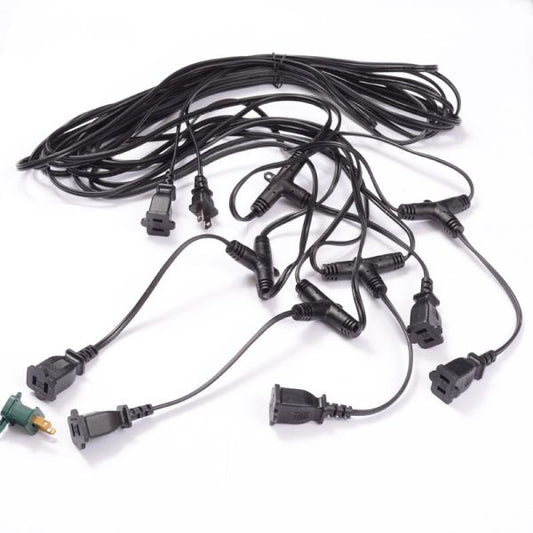 Cables de extensión de múltiples tomas de 50 pies