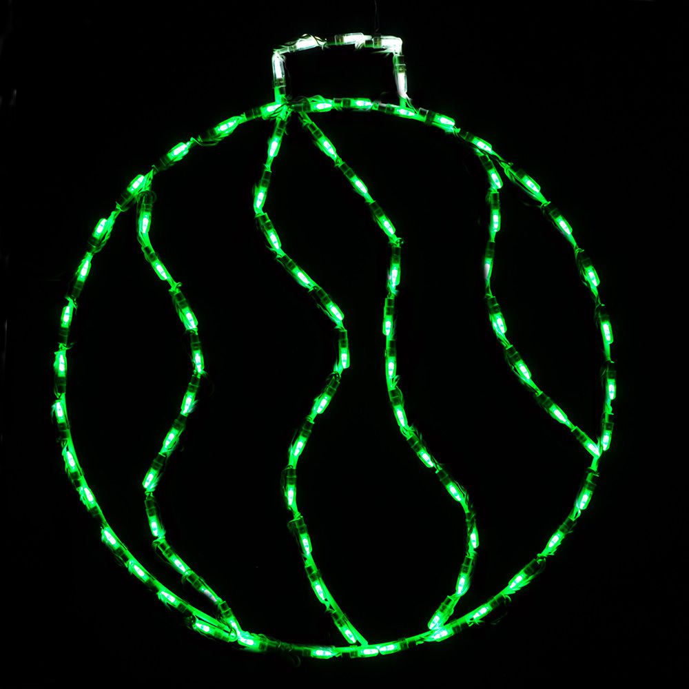 Exhibidor LED Pequeño con Adorno en Espiral (28")
