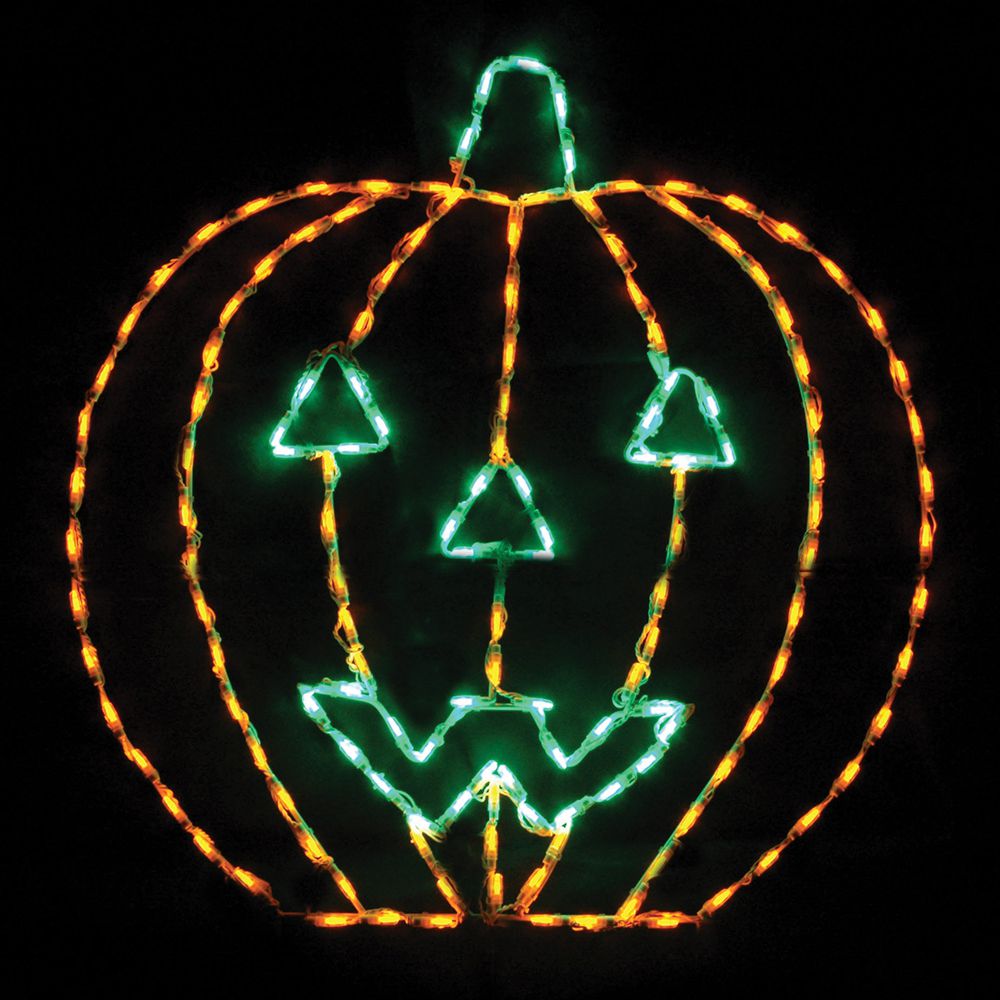 Expositor LED de calabaza Jack-o'-lantern (96,5 cm)