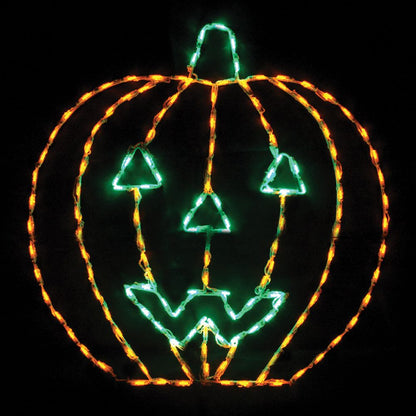 Expositor LED de calabaza Jack-o'-lantern (96,5 cm)
