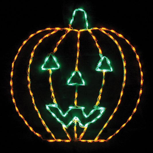 Expositor LED de calabaza Jack-o'-lantern (96,5 cm)